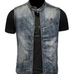 ERTY - Sleeveless Jeans Jacket for Men - Sarman Fashion - Wholesale Clothing Fashion Brand for Men from Canada