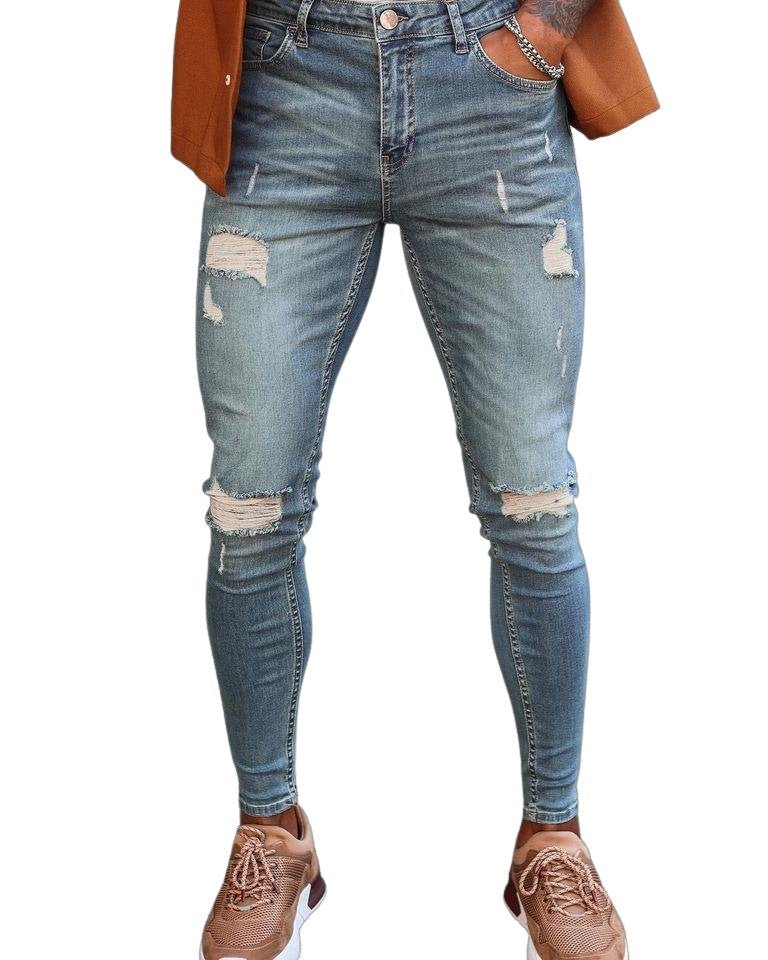 Eternal Mountain - Tint Washed Skinny Jeans for Men - Sarman Fashion - Wholesale Clothing Fashion Brand for Men from Canada