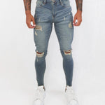 Eternal Mountain - Tint Washed Skinny Jeans for Men - Sarman Fashion - Wholesale Clothing Fashion Brand for Men from Canada