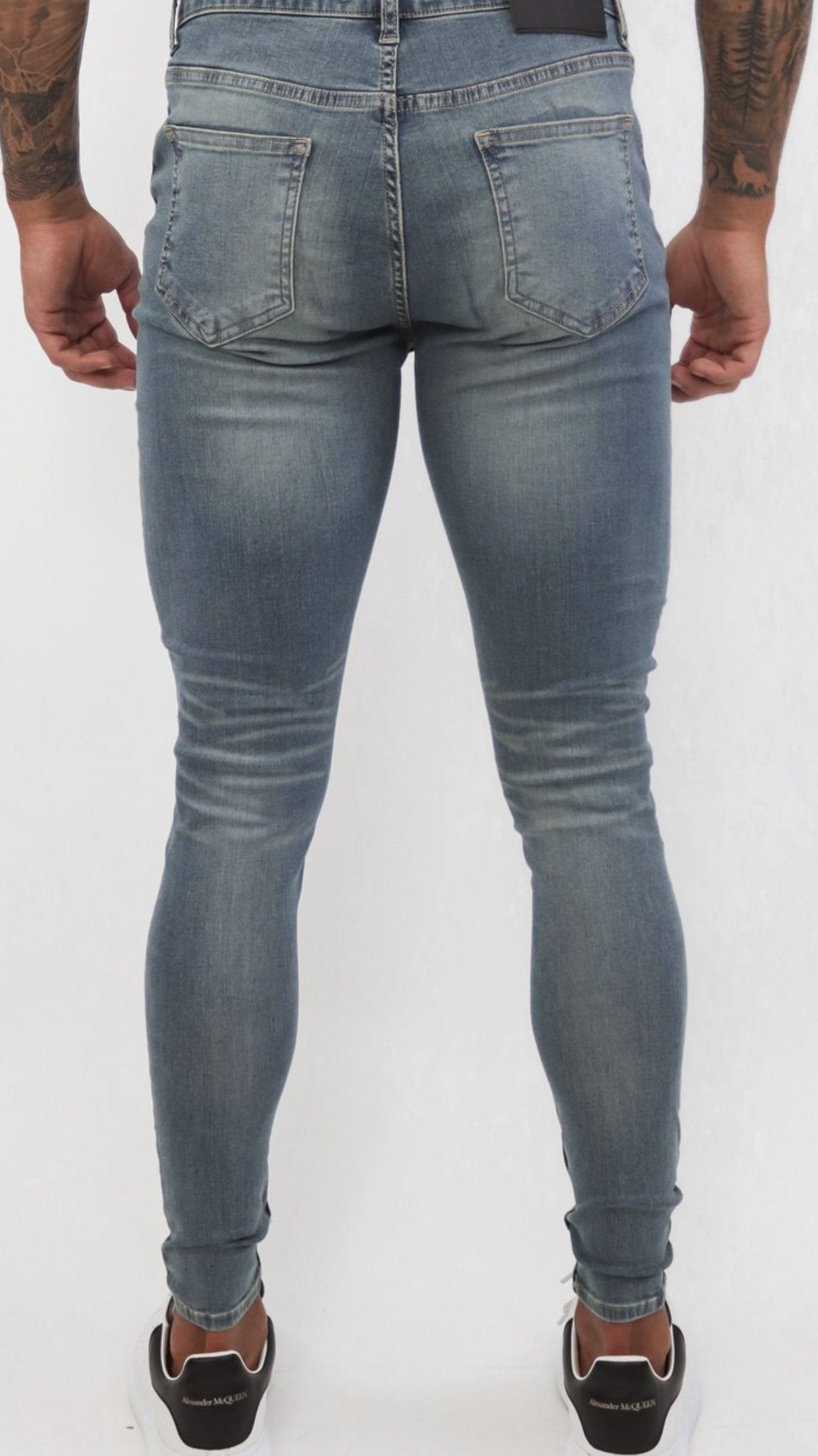 Eternal Mountain - Tint Washed Skinny Jeans for Men - Sarman Fashion - Wholesale Clothing Fashion Brand for Men from Canada
