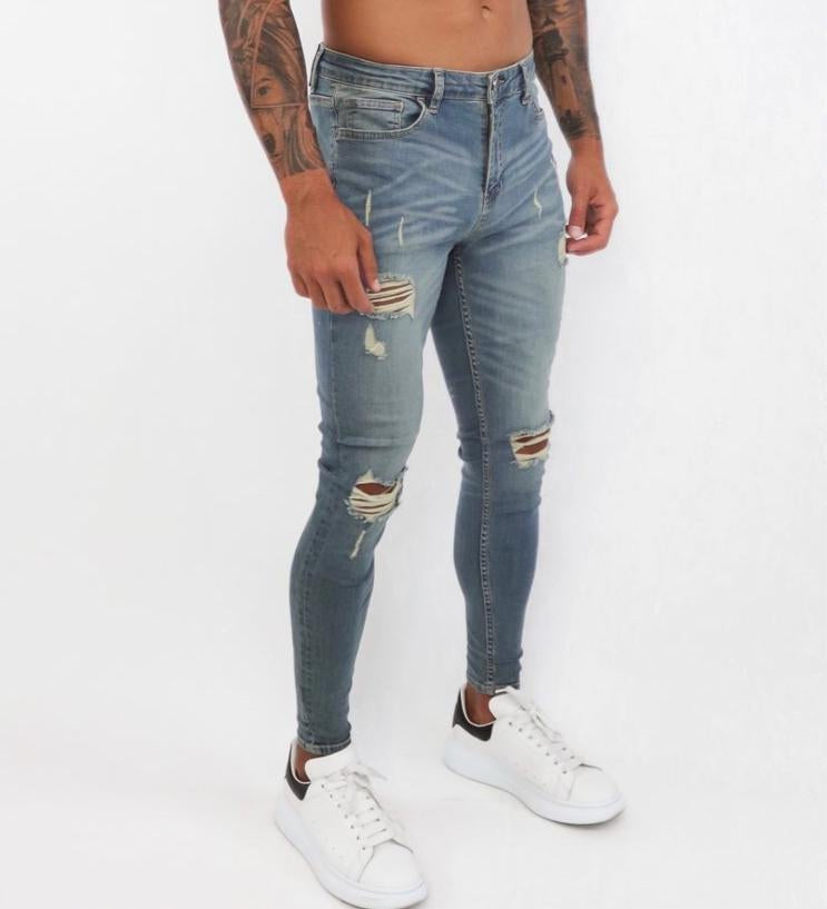 Eternal Mountain - Tint Washed Skinny Jeans for Men - Sarman Fashion - Wholesale Clothing Fashion Brand for Men from Canada