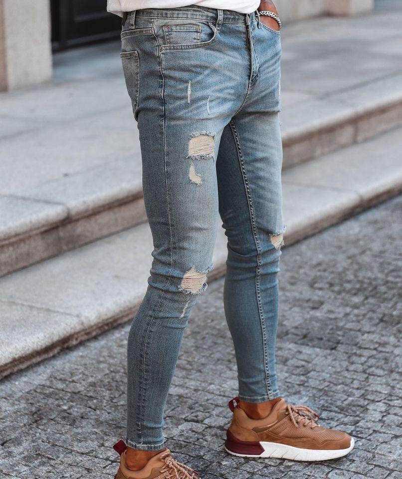 Eternal Mountain - Tint Washed Skinny Jeans for Men - Sarman Fashion - Wholesale Clothing Fashion Brand for Men from Canada