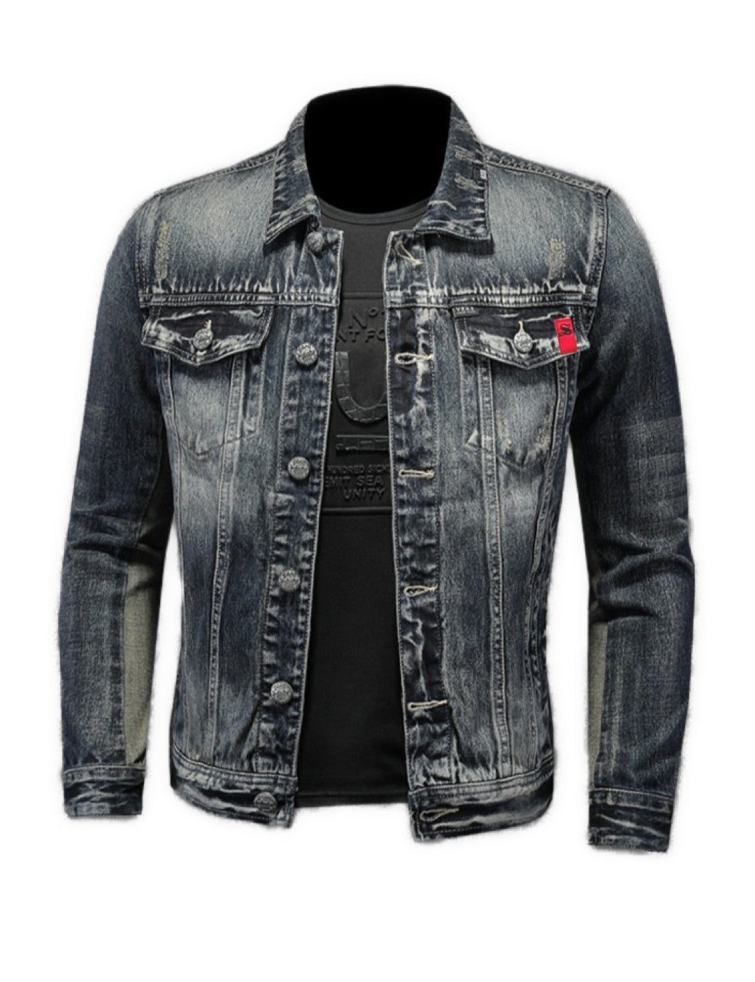 Falafel - Long Sleeve Jeans Jacket for Men - Sarman Fashion - Wholesale Clothing Fashion Brand for Men from Canada