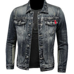 Falafel - Long Sleeve Jeans Jacket for Men - Sarman Fashion - Wholesale Clothing Fashion Brand for Men from Canada