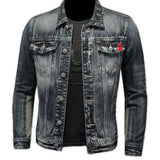 Falafel - Long Sleeve Jeans Jacket for Men - Sarman Fashion - Wholesale Clothing Fashion Brand for Men from Canada