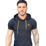 Falcon - Black T-shirt for Men - Sarman Fashion - Wholesale Clothing Fashion Brand for Men from Canada