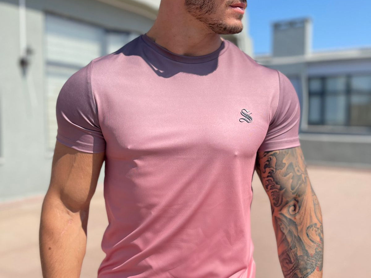 Fancylio - Purple/Pink T-Shirt for Men (PRE-ORDER DISPATCH DATE 25 DECEMBER 2021) - Sarman Fashion - Wholesale Clothing Fashion Brand for Men from Canada