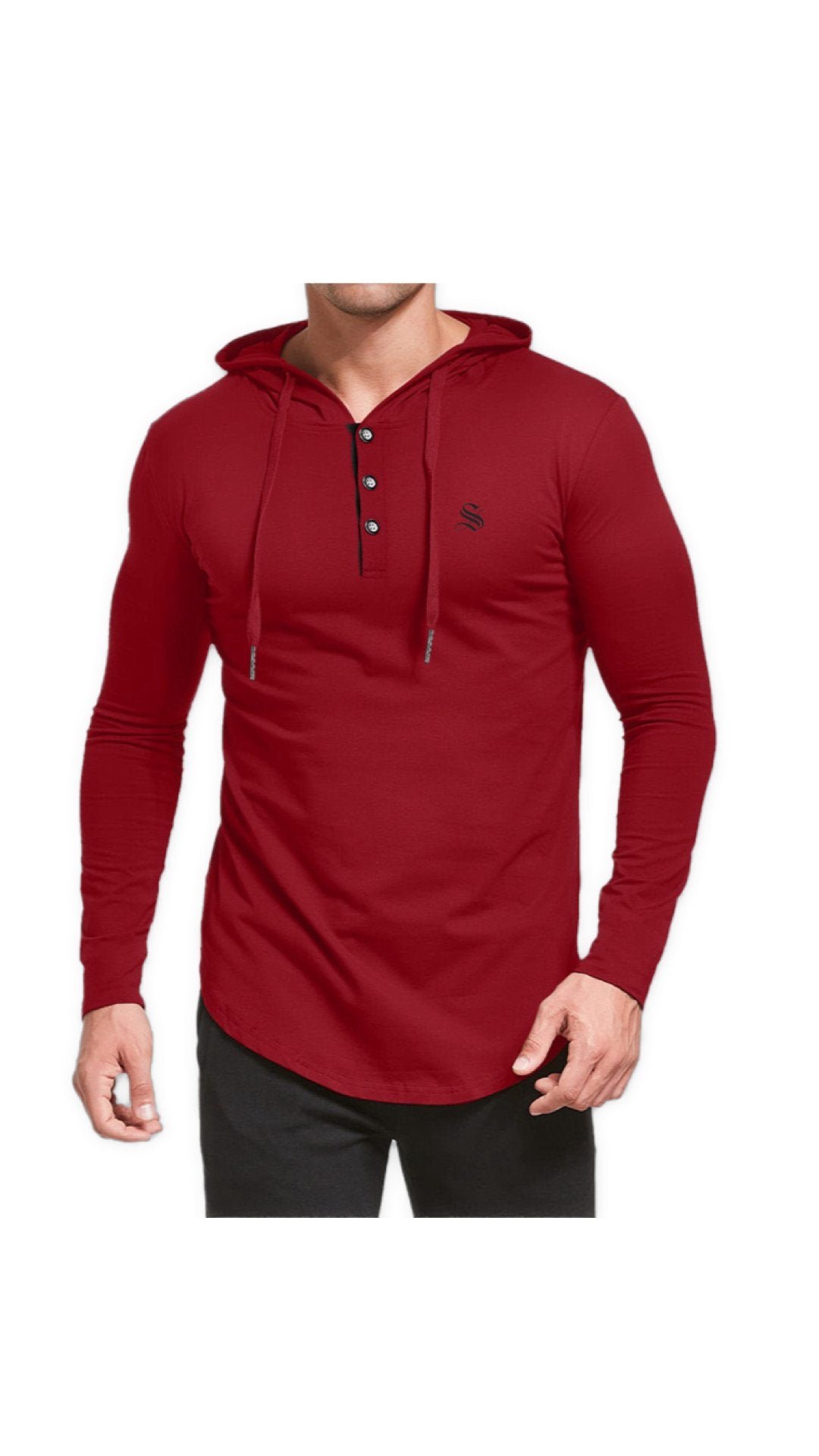 Fanula - Long Sleeve Shirt with Hood for Men - Sarman Fashion - Wholesale Clothing Fashion Brand for Men from Canada
