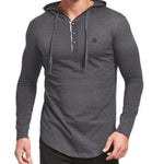 Fanula - Long Sleeve Shirt with Hood for Men - Sarman Fashion - Wholesale Clothing Fashion Brand for Men from Canada