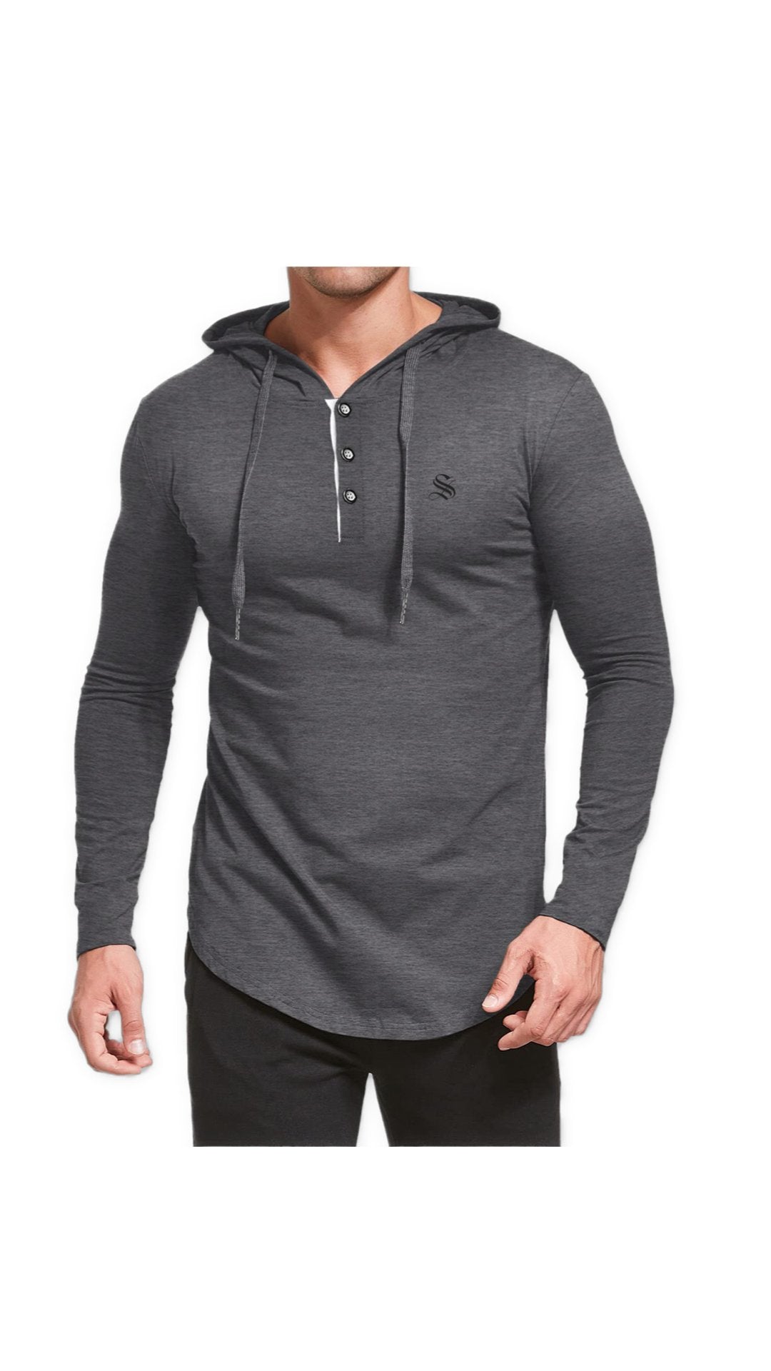 Fanula - Long Sleeve Shirt with Hood for Men - Sarman Fashion - Wholesale Clothing Fashion Brand for Men from Canada