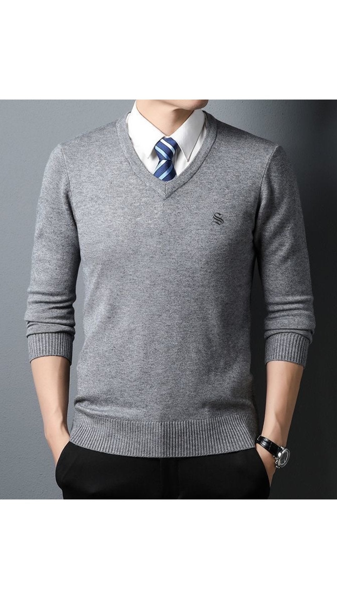 Fanzula - Sweater for Men - Sarman Fashion - Wholesale Clothing Fashion Brand for Men from Canada
