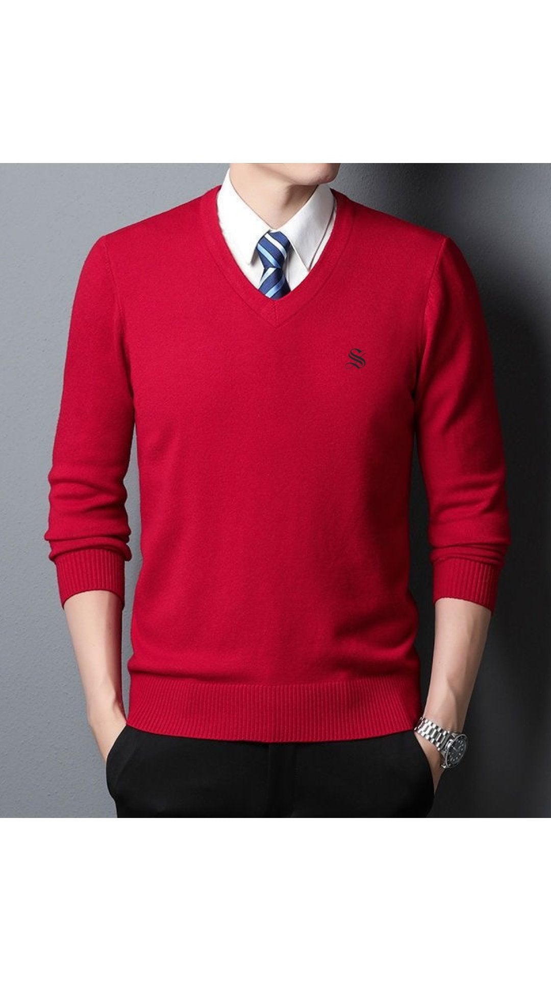 Fanzula - Sweater for Men - Sarman Fashion - Wholesale Clothing Fashion Brand for Men from Canada
