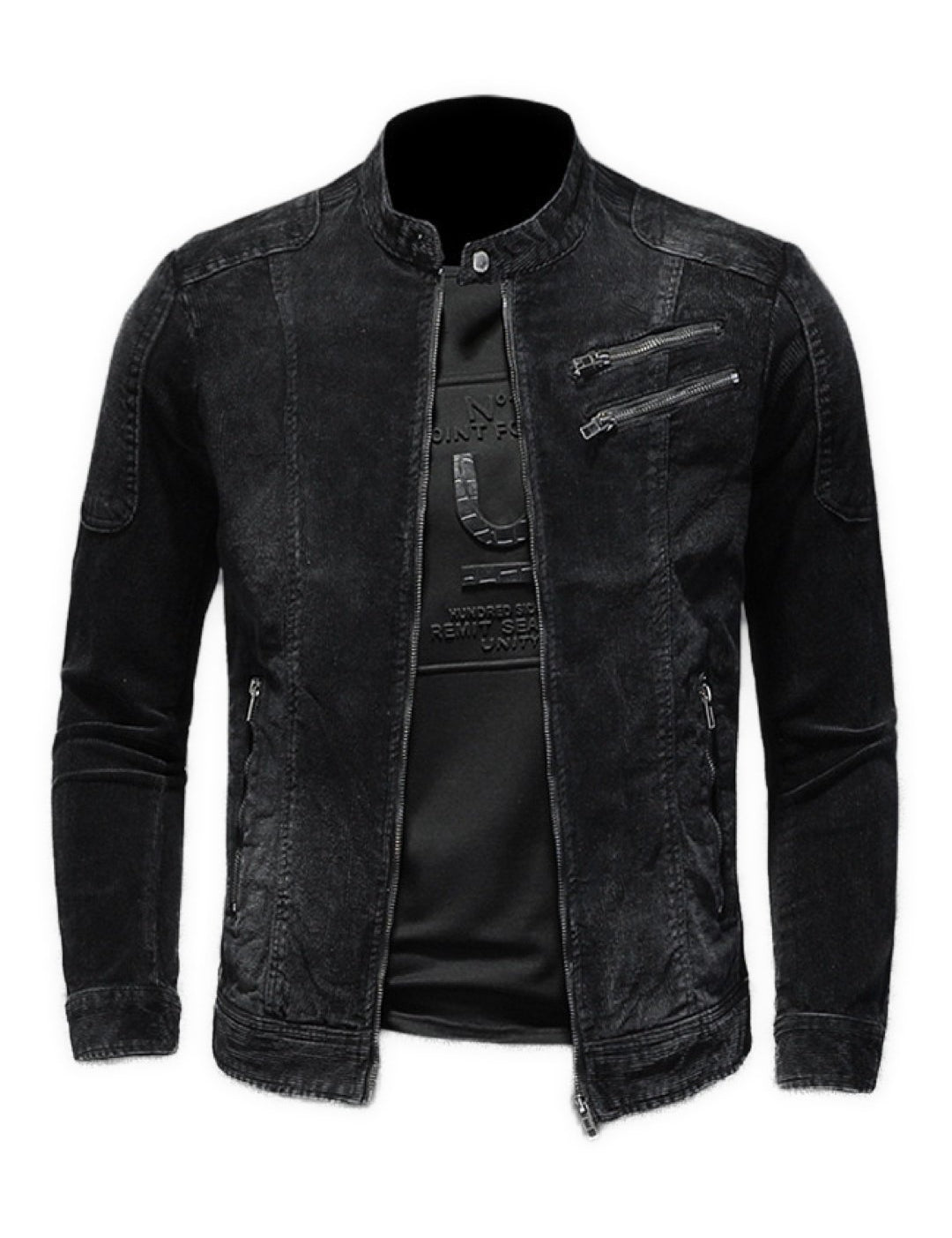 FBRU - Long Sleeve Jeans Jacket for Men - Sarman Fashion - Wholesale Clothing Fashion Brand for Men from Canada