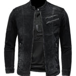 FBRU - Long Sleeve Jeans Jacket for Men - Sarman Fashion - Wholesale Clothing Fashion Brand for Men from Canada