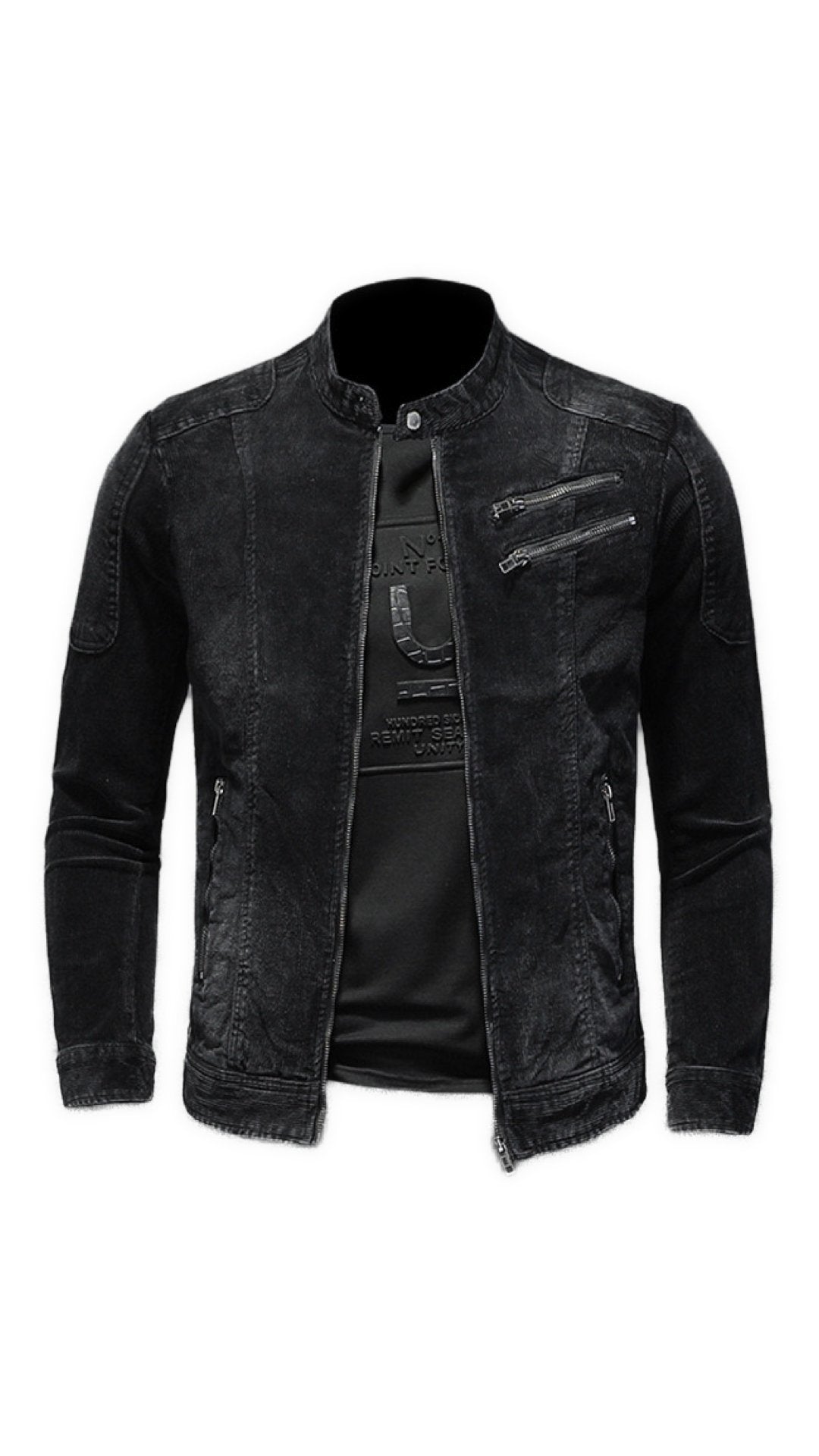 FBRU - Long Sleeve Jeans Jacket for Men - Sarman Fashion - Wholesale Clothing Fashion Brand for Men from Canada