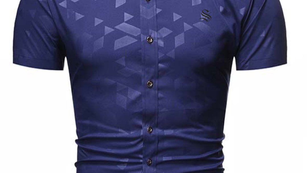 FDIY - Short Sleeves Shirt for Men - Sarman Fashion - Wholesale Clothing Fashion Brand for Men from Canada