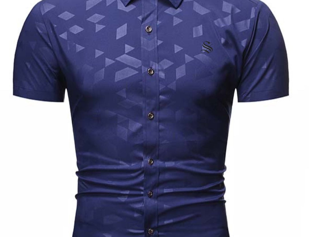FDIY - Short Sleeves Shirt for Men - Sarman Fashion - Wholesale Clothing Fashion Brand for Men from Canada