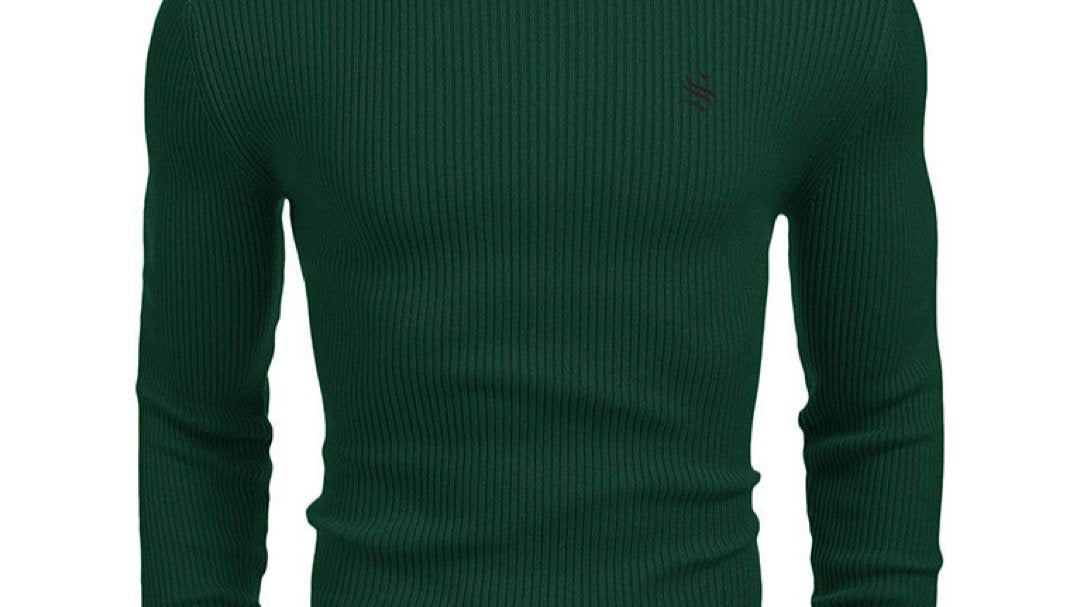 Fermement - High Neck Sweater for Men - Sarman Fashion - Wholesale Clothing Fashion Brand for Men from Canada