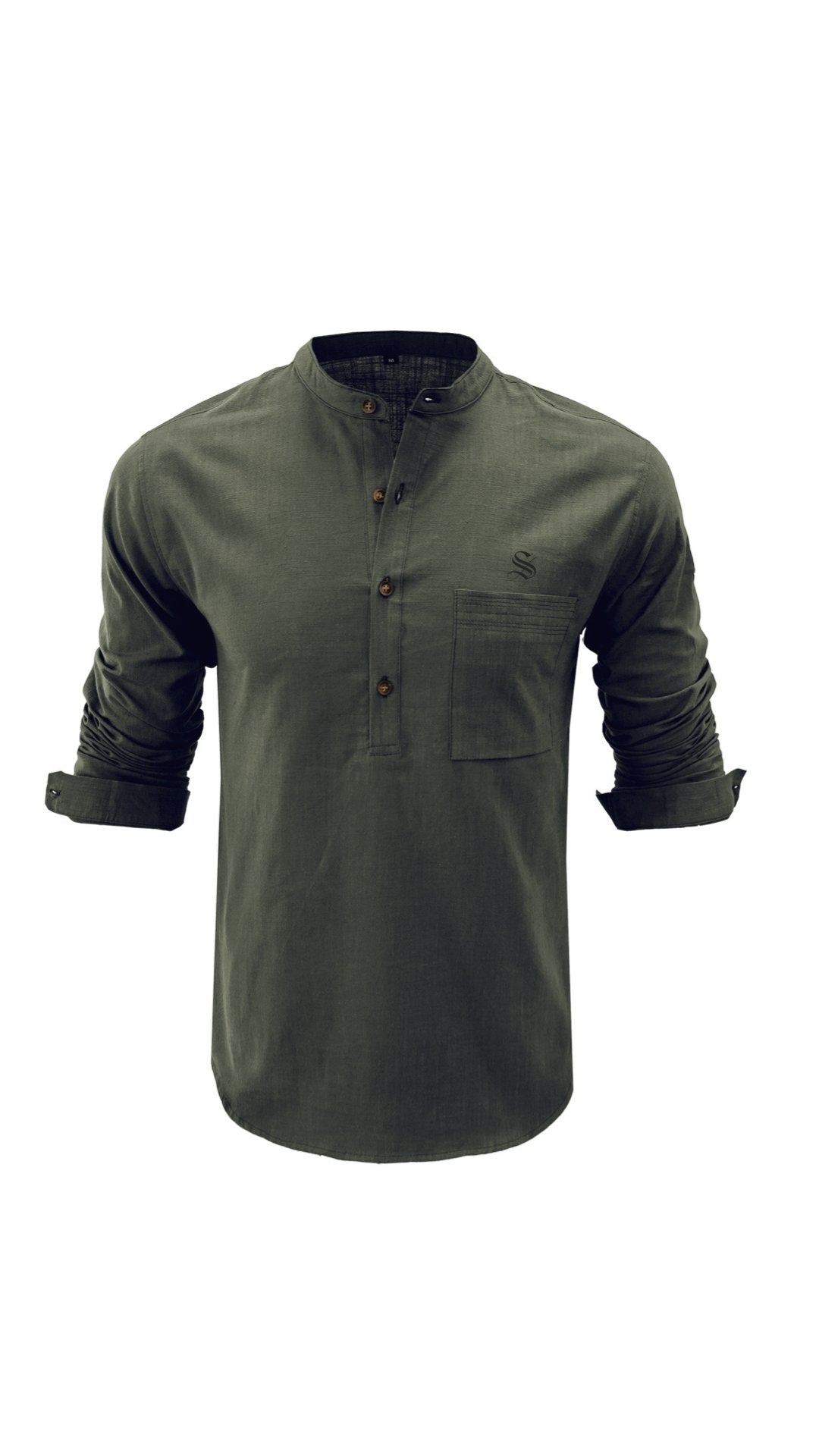Fermino - Long Sleeves Shirt for Men - Sarman Fashion - Wholesale Clothing Fashion Brand for Men from Canada