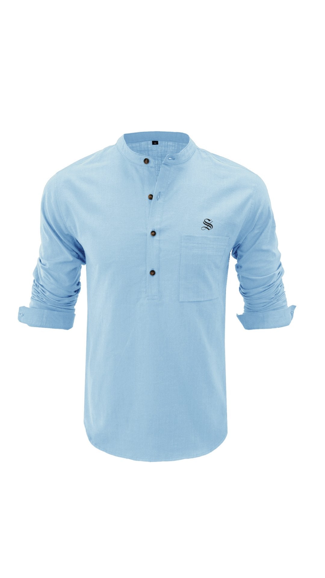Fermino - Long Sleeves Shirt for Men - Sarman Fashion - Wholesale Clothing Fashion Brand for Men from Canada
