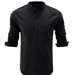 Fermino - Long Sleeves Shirt for Men - Sarman Fashion - Wholesale Clothing Fashion Brand for Men from Canada