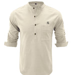 Fermino - Long Sleeves Shirt for Men - Sarman Fashion - Wholesale Clothing Fashion Brand for Men from Canada