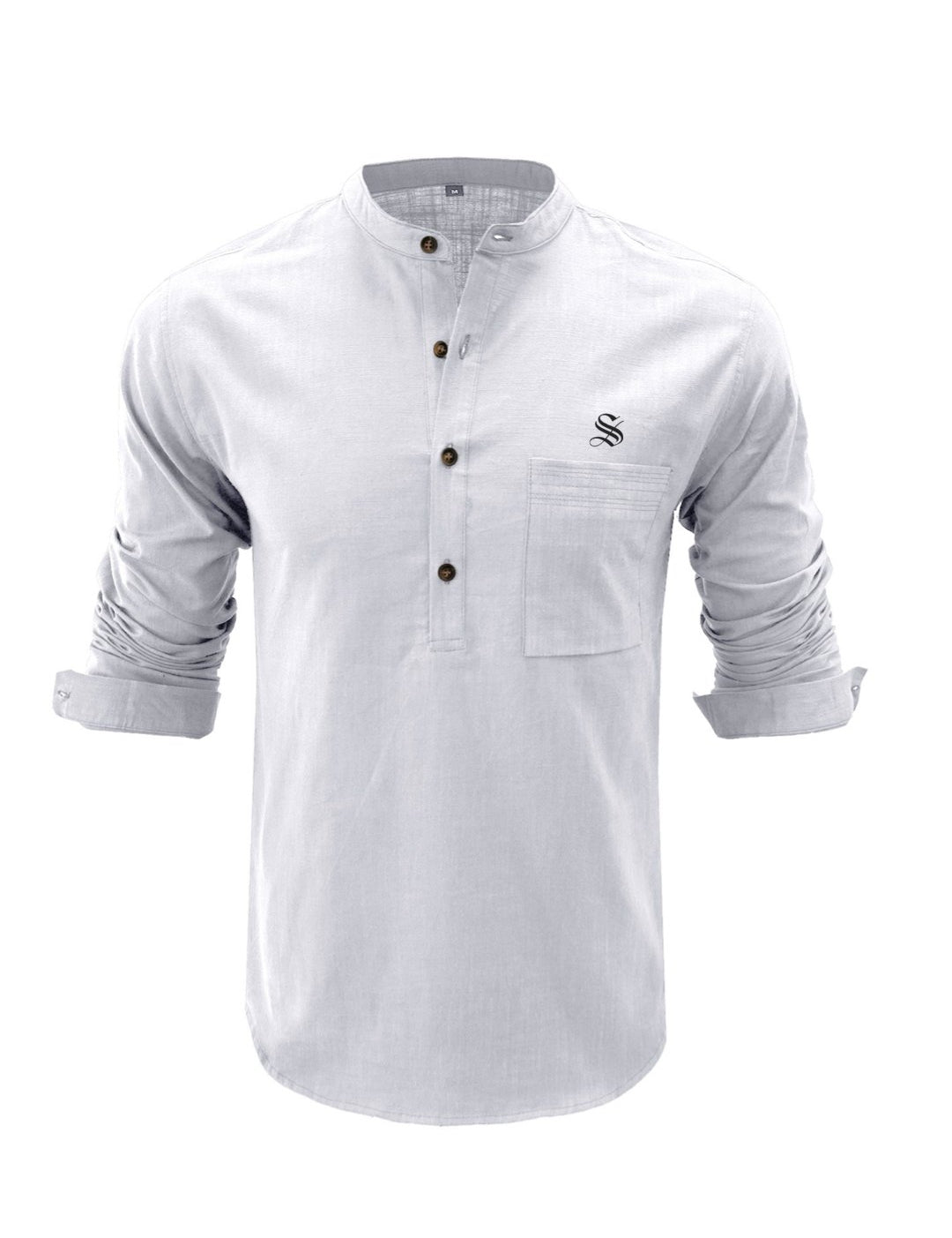 Fermino - Long Sleeves Shirt for Men - Sarman Fashion - Wholesale Clothing Fashion Brand for Men from Canada