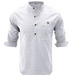 Fermino - Long Sleeves Shirt for Men - Sarman Fashion - Wholesale Clothing Fashion Brand for Men from Canada
