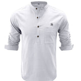 Fermino - Long Sleeves Shirt for Men - Sarman Fashion - Wholesale Clothing Fashion Brand for Men from Canada