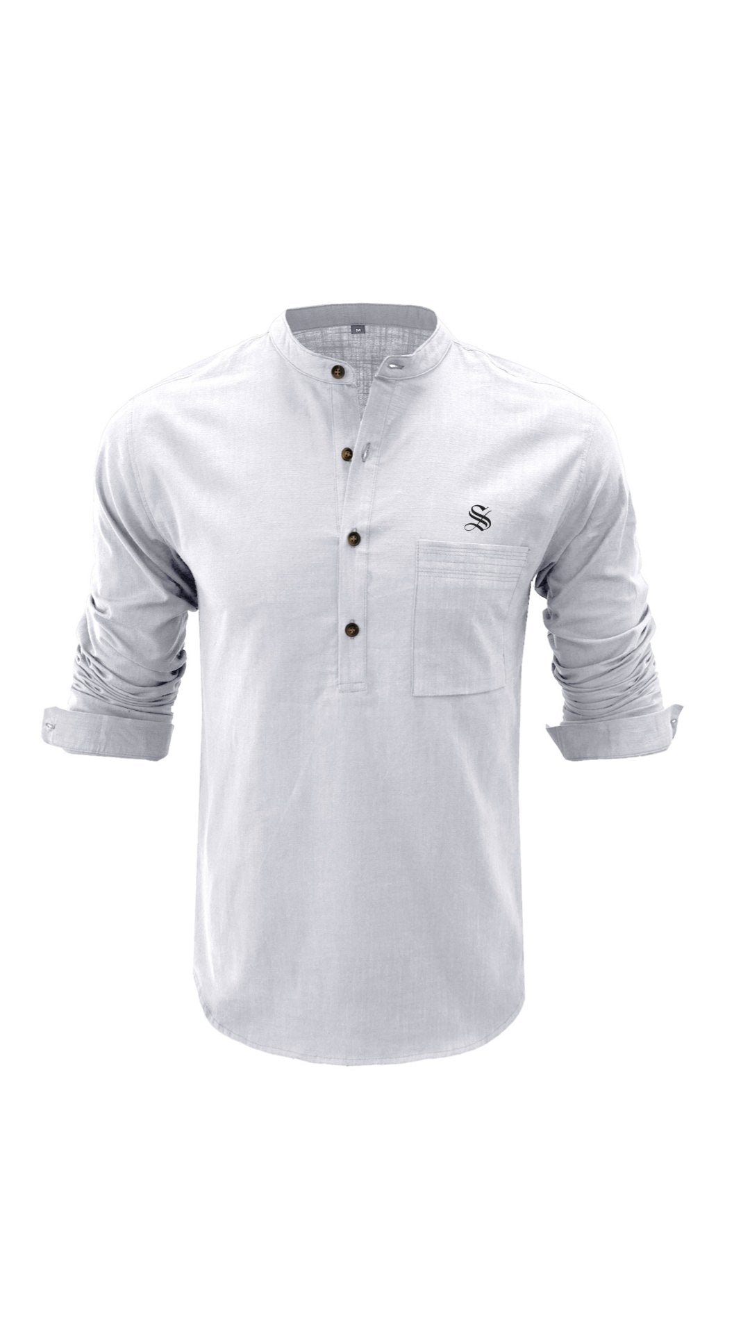 Fermino - Long Sleeves Shirt for Men - Sarman Fashion - Wholesale Clothing Fashion Brand for Men from Canada