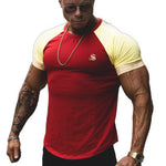 Fernando - Red/Yellow T-Shirt for Men - Sarman Fashion - Wholesale Clothing Fashion Brand for Men from Canada