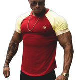 Fernando - Red/Yellow T-Shirt for Men - Sarman Fashion - Wholesale Clothing Fashion Brand for Men from Canada