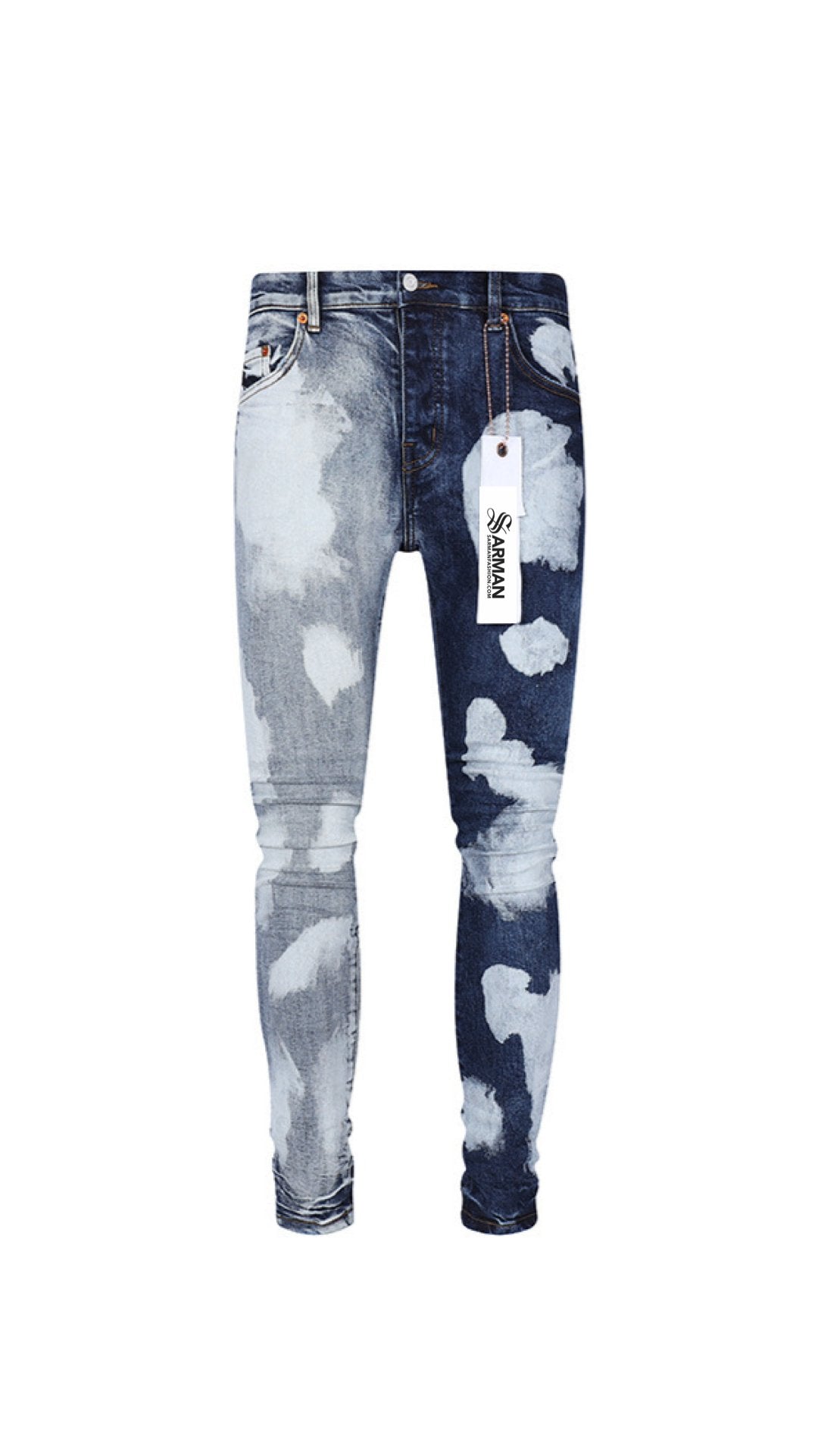 Finbvu - Skinny Legs Denim Jeans for Men - Sarman Fashion - Wholesale Clothing Fashion Brand for Men from Canada