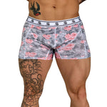 Finishing Touch - Grey/Flower Underwear for Men - Sarman Fashion - Wholesale Clothing Fashion Brand for Men from Canada