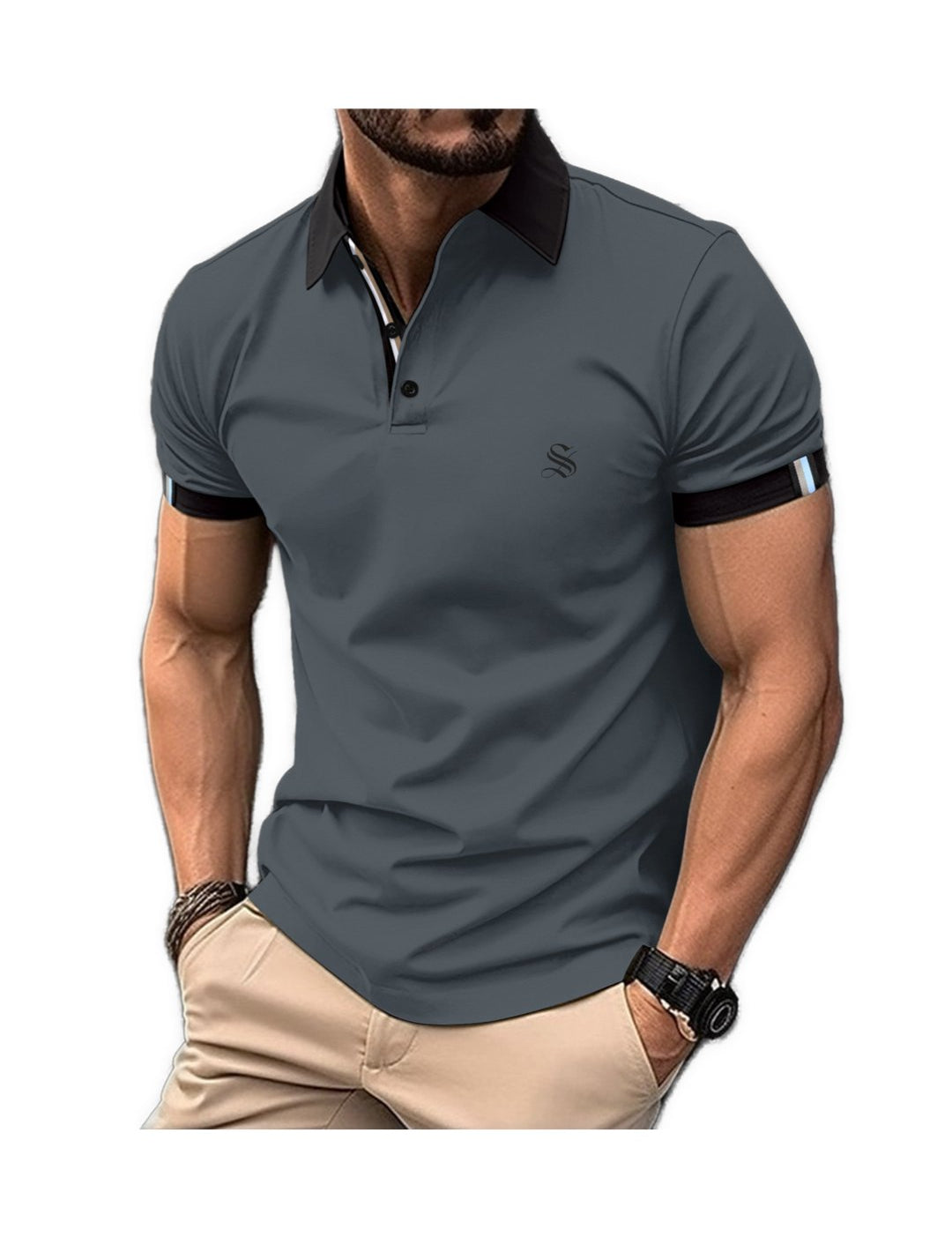 Fisma - Polo Shirt for Men - Sarman Fashion - Wholesale Clothing Fashion Brand for Men from Canada