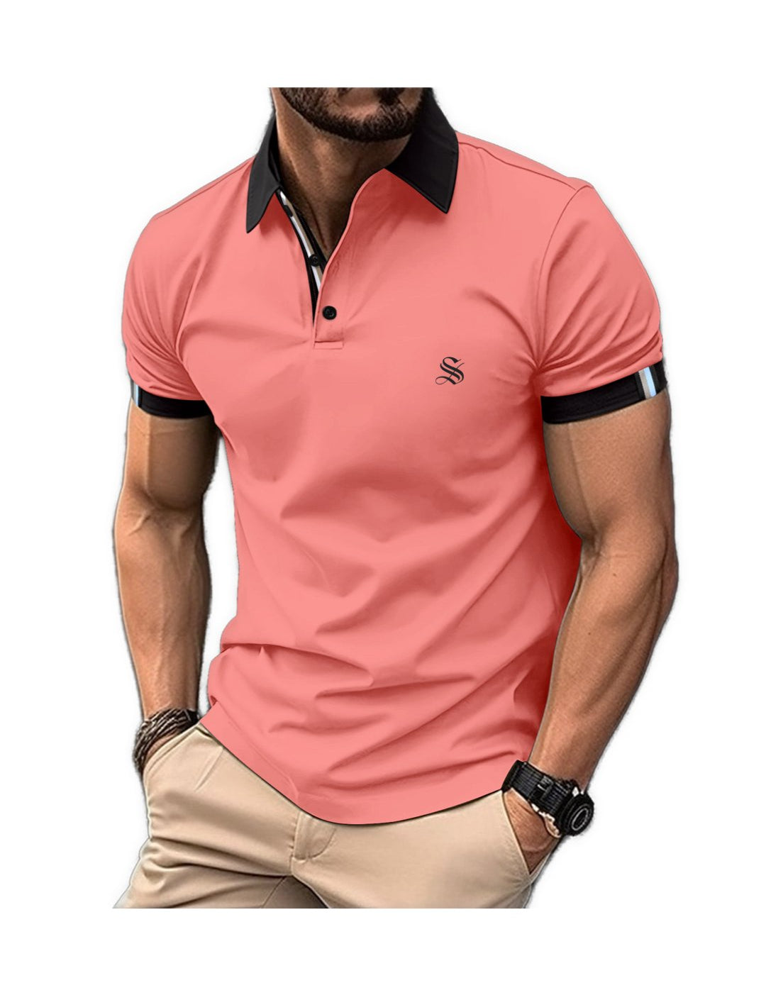 Fisma - Polo Shirt for Men - Sarman Fashion - Wholesale Clothing Fashion Brand for Men from Canada