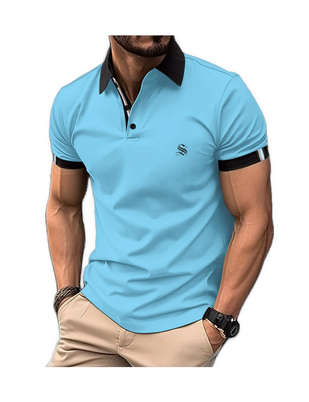 Fisma - Polo Shirt for Men - Sarman Fashion - Wholesale Clothing Fashion Brand for Men from Canada