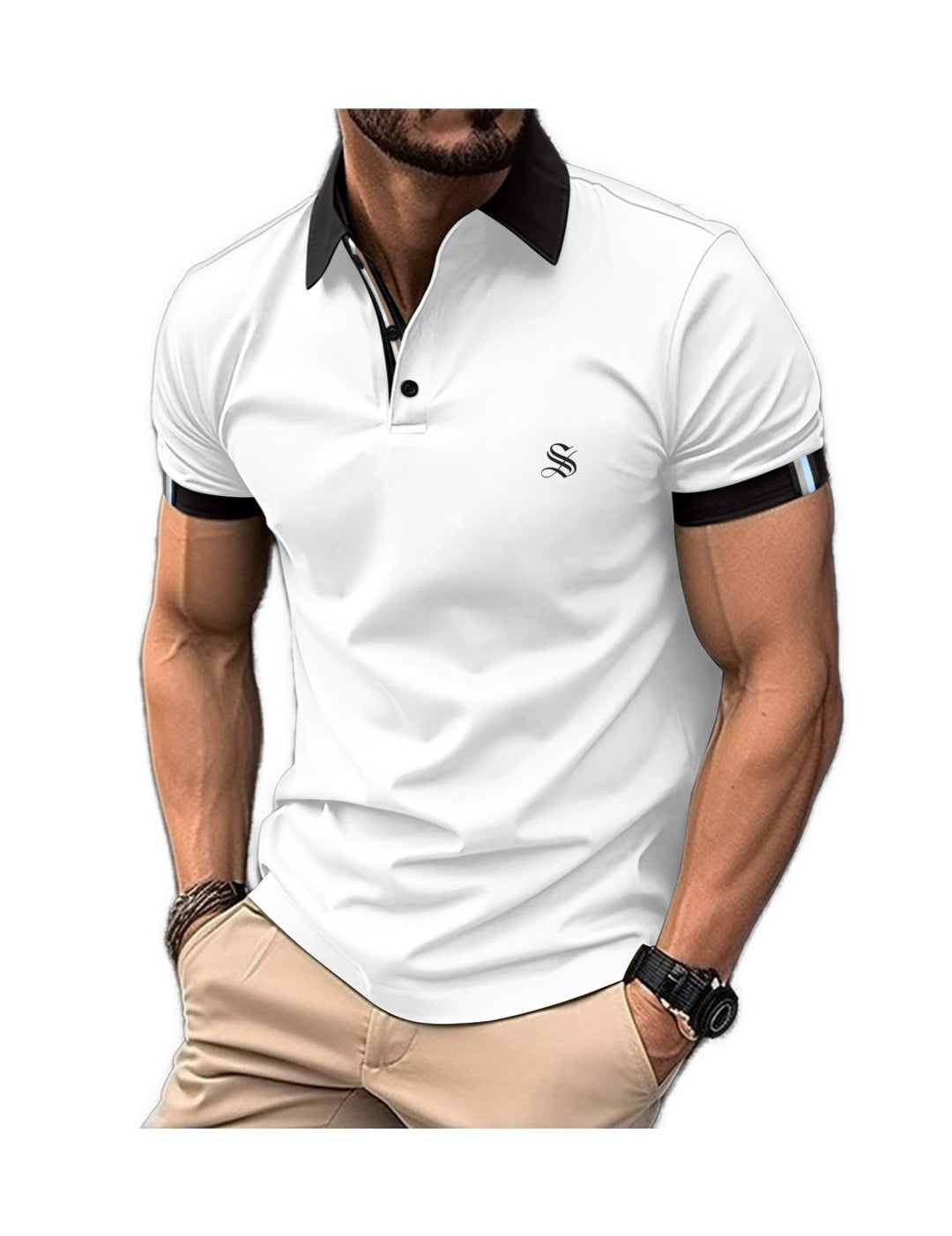 Fisma - Polo Shirt for Men - Sarman Fashion - Wholesale Clothing Fashion Brand for Men from Canada