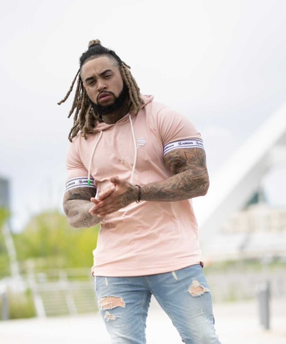 Flamingo #2 - Pink T-shirt for Men - Sarman Fashion - Wholesale Clothing Fashion Brand for Men from Canada