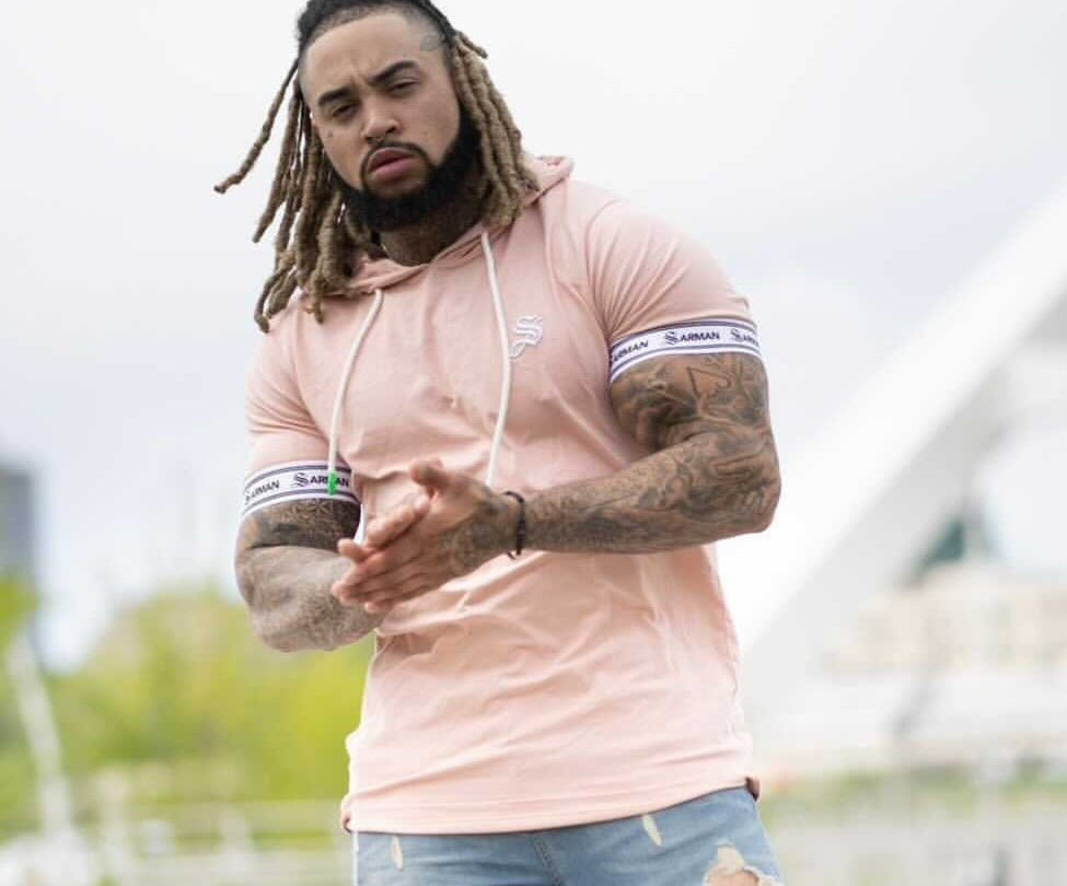 Flamingo #2 - Pink T-shirt for Men - Sarman Fashion - Wholesale Clothing Fashion Brand for Men from Canada