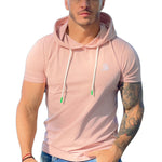 Flamingo - Pink T-shirt for Men - Sarman Fashion - Wholesale Clothing Fashion Brand for Men from Canada