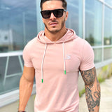 Flamingo - Pink T-shirt for Men - Sarman Fashion - Wholesale Clothing Fashion Brand for Men from Canada