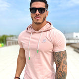 Flamingo - Pink T-shirt for Men - Sarman Fashion - Wholesale Clothing Fashion Brand for Men from Canada