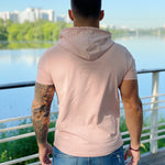 Flamingo - Pink T-shirt for Men - Sarman Fashion - Wholesale Clothing Fashion Brand for Men from Canada