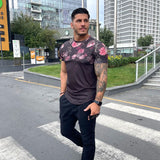 Flemish - Black/Blue T-Shirt for Men (PRE-ORDER DISPATCH DATE 25 DECEMBER 2021) - Sarman Fashion - Wholesale Clothing Fashion Brand for Men from Canada
