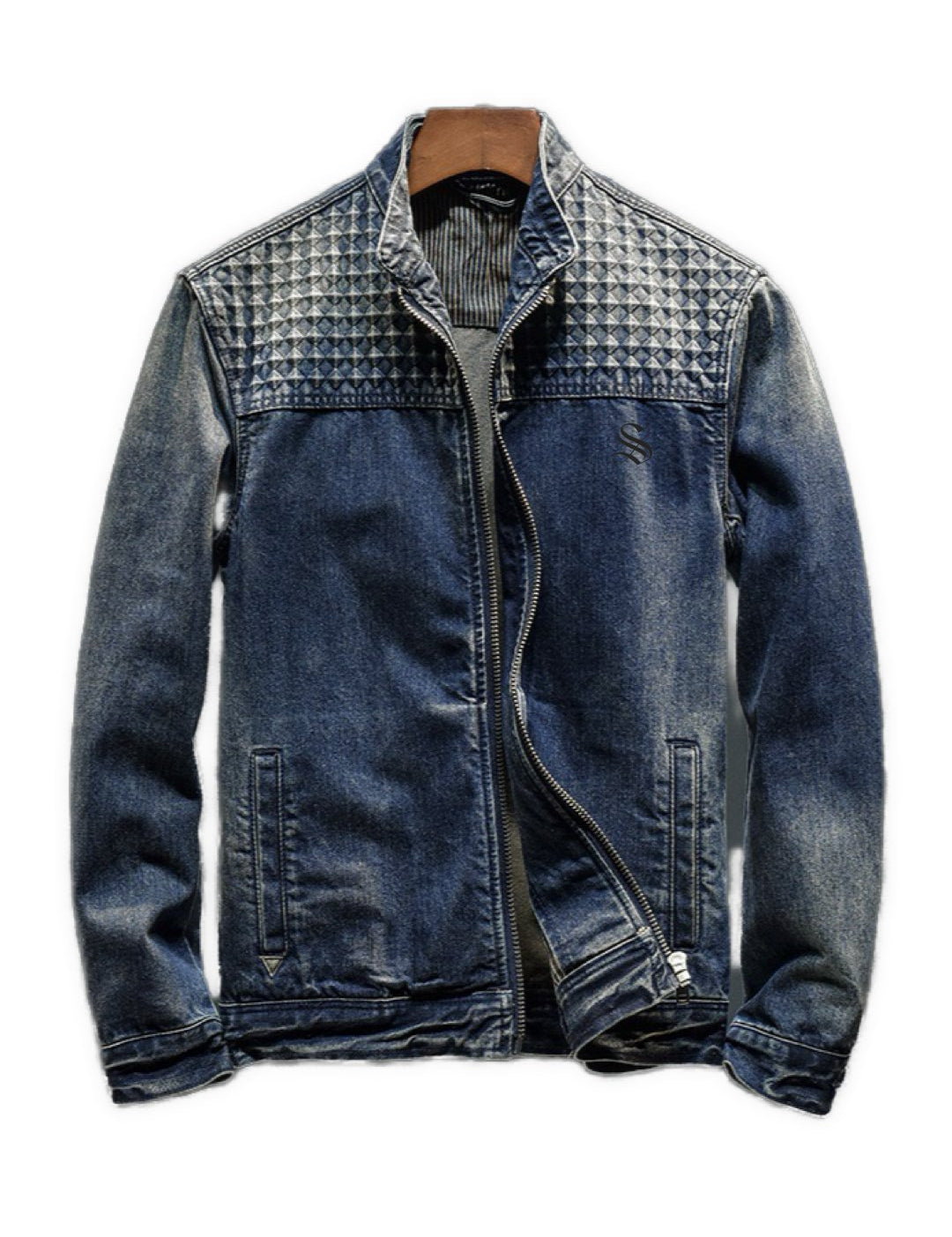 FLIF - Long Sleeve Jeans Jacket for Men - Sarman Fashion - Wholesale Clothing Fashion Brand for Men from Canada