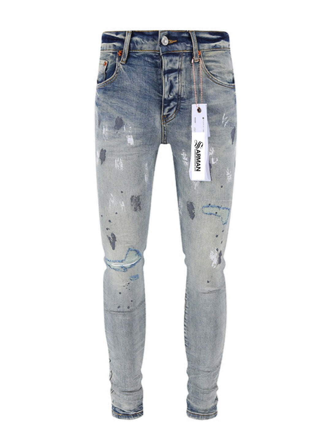 Foluzda - Skinny Legs Denim Jeans for Men - Sarman Fashion - Wholesale Clothing Fashion Brand for Men from Canada