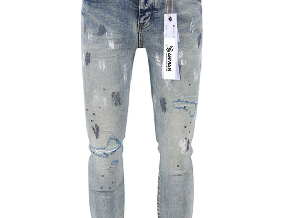 Foluzda - Skinny Legs Denim Jeans for Men - Sarman Fashion - Wholesale Clothing Fashion Brand for Men from Canada