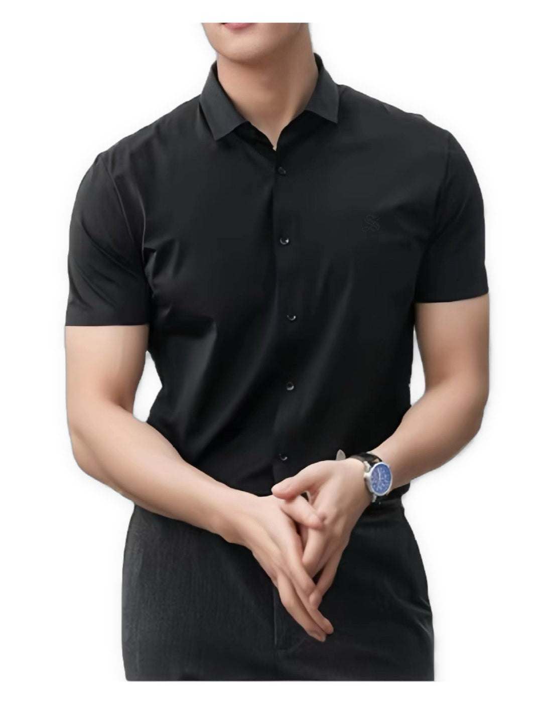 Francisco - Short Sleeves Shirt for Men - Sarman Fashion - Wholesale Clothing Fashion Brand for Men from Canada
