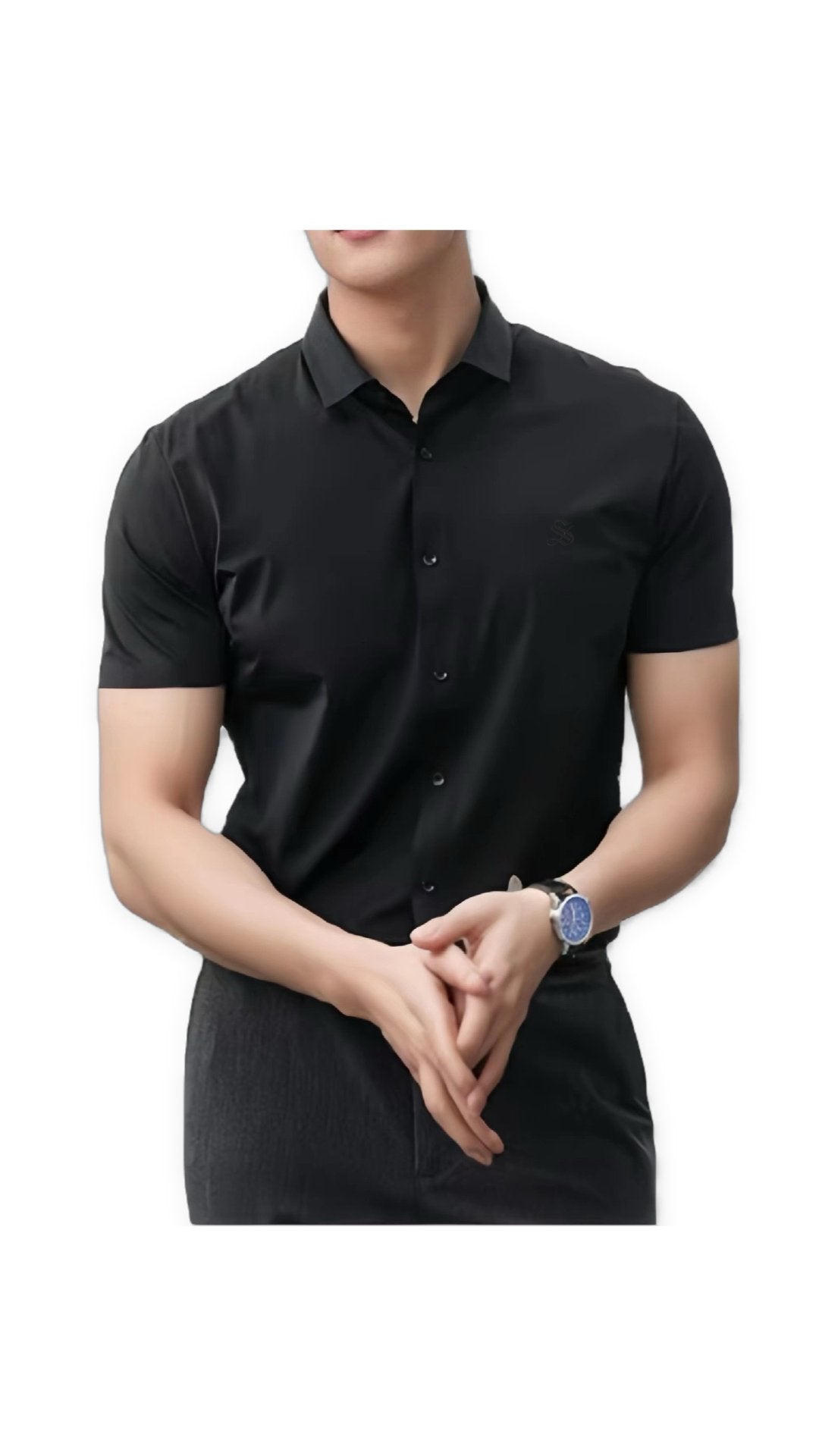 Francisco - Short Sleeves Shirt for Men - Sarman Fashion - Wholesale Clothing Fashion Brand for Men from Canada